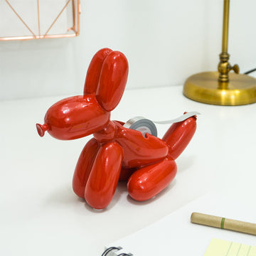 Balloon Doggy Tape Dispenser - Red