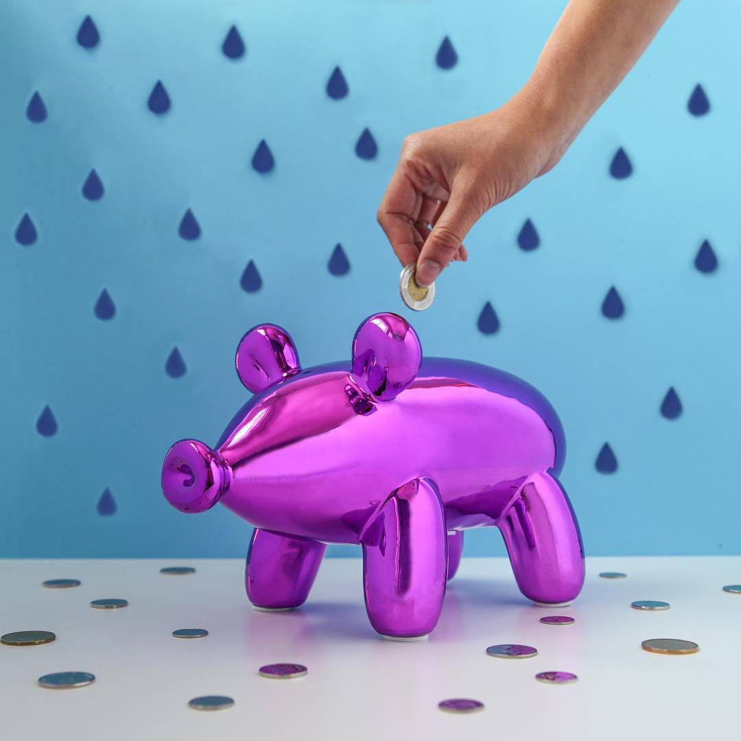Balloon Money Bank - Big Piggy